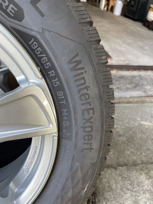 Диски 5/112,резина зима 195/65 R15