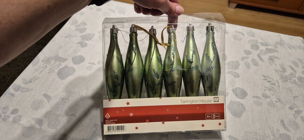 Bombki zielone ozdobne