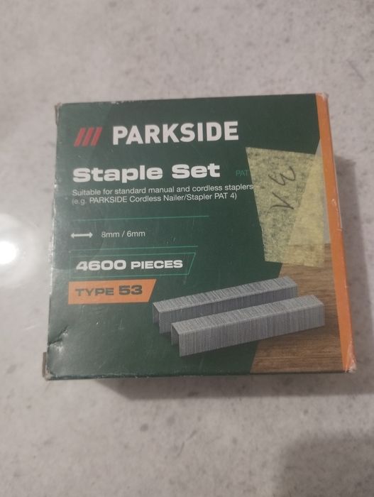 PARKSIDE zszywki Typ 53 6/8 mm 4600 szt. do zszywacza Tacker