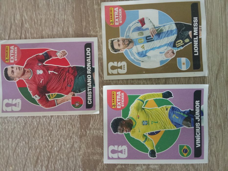 Cartas Extra Sticker Mundial