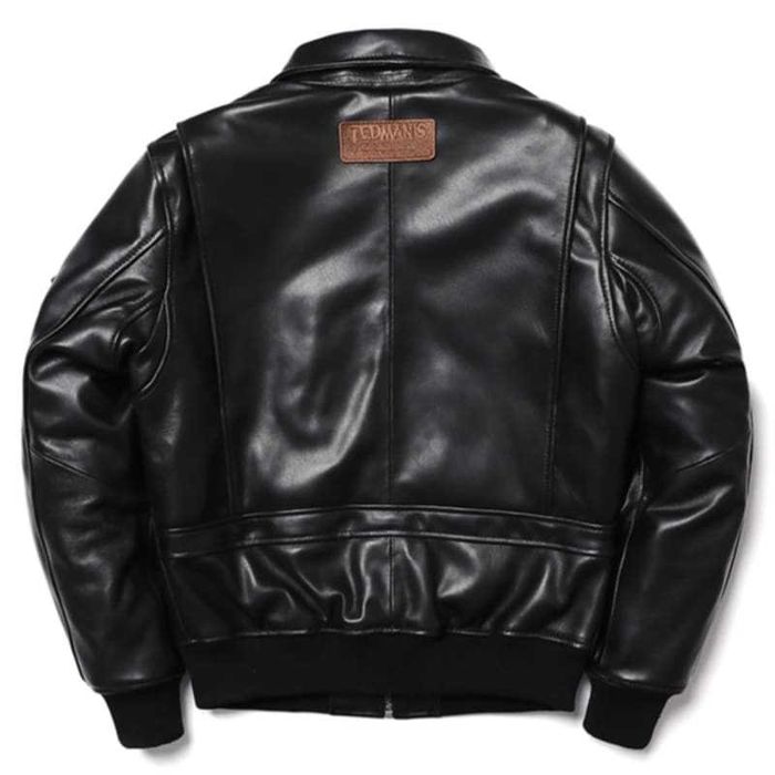 Nowa kurtka z owczej skóry Męska naturalna skóra G1 Top Gun