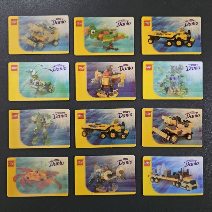 Danio LEGO - 12 prostokącików kolekcjonerskich - efekt zmiany obrazka
