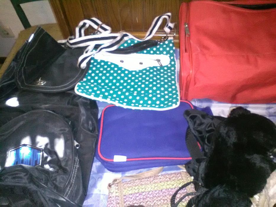 Conjunto de  Malas/Mochilas/Carteiras Diversas