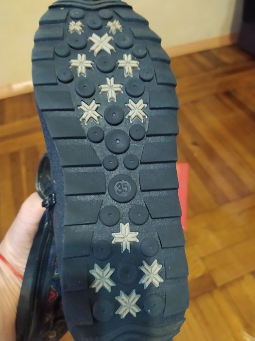 Сапоги зимние, р. 35,22см
