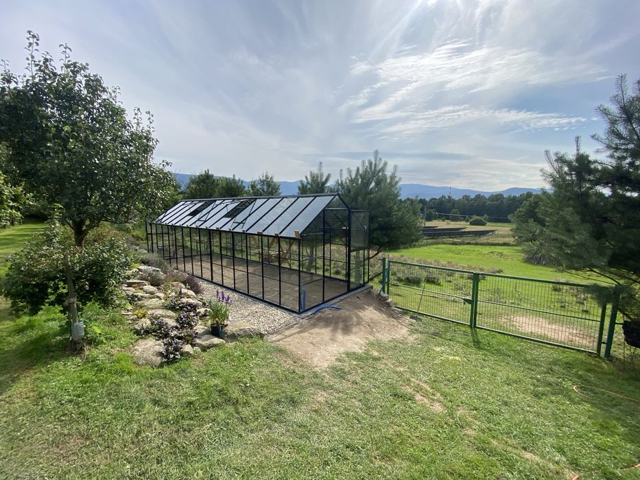 Szklarnia szklana spawana 10m2