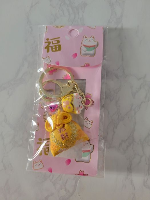 Porta chaves dourado