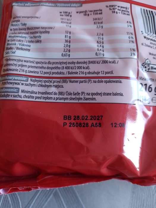 Kawa rozpuszczalna w saszetkach 3w1