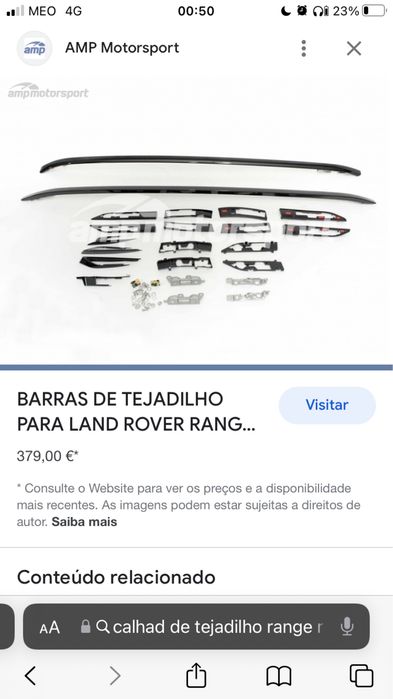 Calhas  de tejadilho para evoque