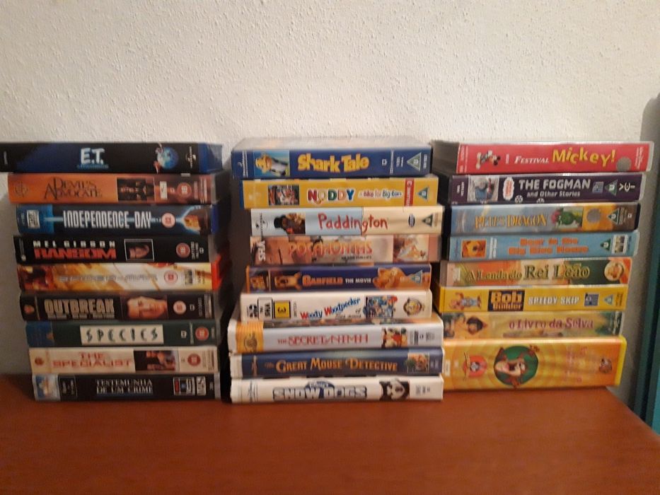 158 Filmes dvd/vhs originais/ dvd genios futebol