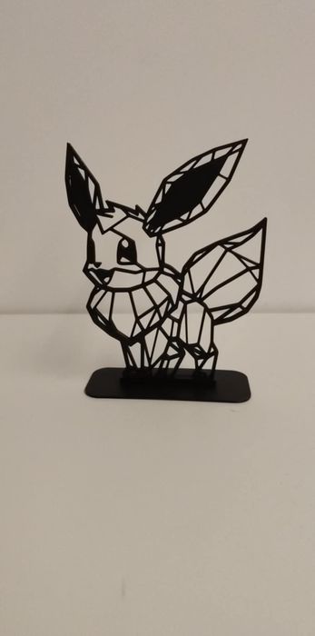 Eevee moldura pokemon 3d