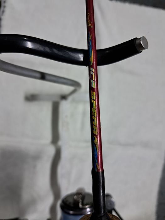 Wędka podlodowa + kołowrotek mikado.