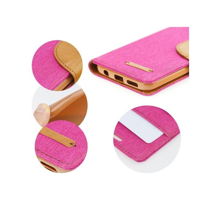 Etui Canvas Book do Samsung Galaxy A22 4G A225 Pink