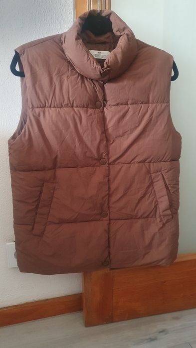 Colete Kispo castanho unisexo