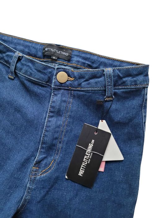 Nowe jeansy skinny high waist 34,XS PrettyLittleThing wysoki stan