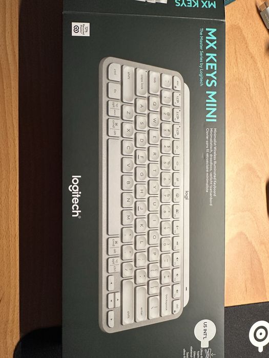 Logitech Mx Keys Mini - Pale Gray - US INTERNATIONAL (Querty)