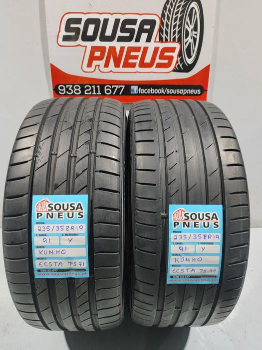 2 pneus semi novos 235-35R19 kumho - Oferta dos Portes