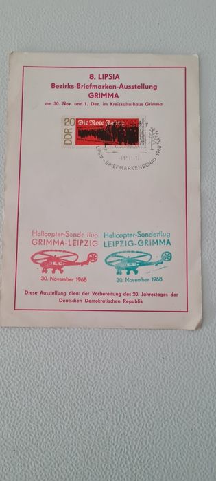 Postal (LIPSIA)  1968 Alemanha Oriental