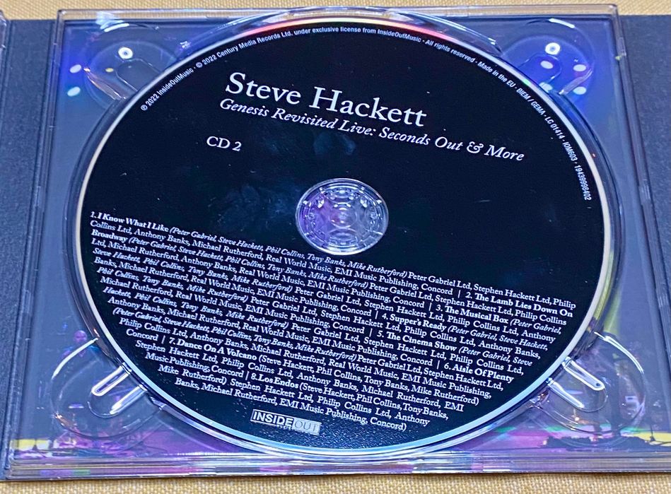 2 CD e 2 DVD de Steve Hackett