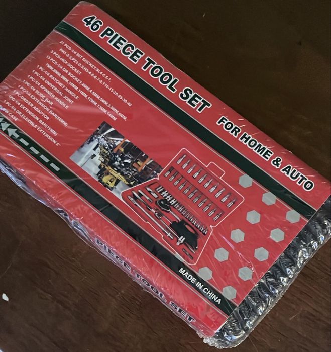 Kit Chaves 46 Peças Roquete - Mala Completa - Novo Selado