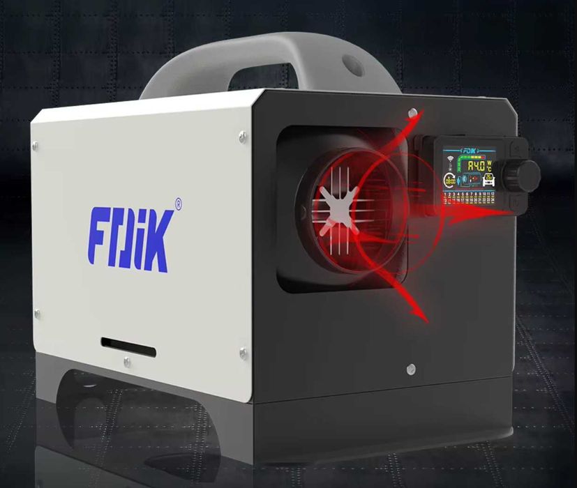 Nagrzewnica olejowa 8KW 12/230V ZASILACZ WEBASTO do kampera garażu PL