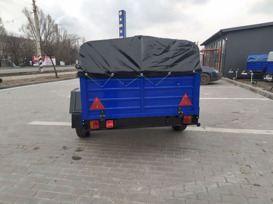 Купить крепкий одноосный прицеп Кремень+ КРД