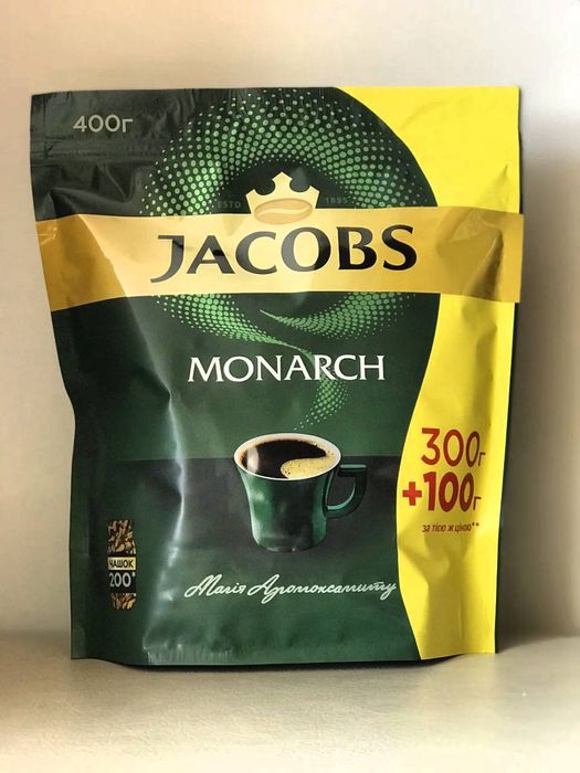 Растворимый кофе Jacobs Monarch 400 грамм