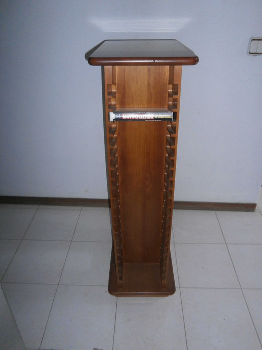 Movel Madeira p/ CDs e VHS