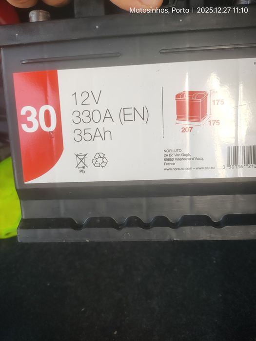 bateria do carro 35AH 330 A
