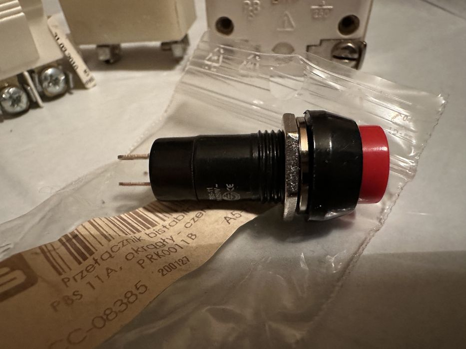 Pstryczki elektryczki vintage prl