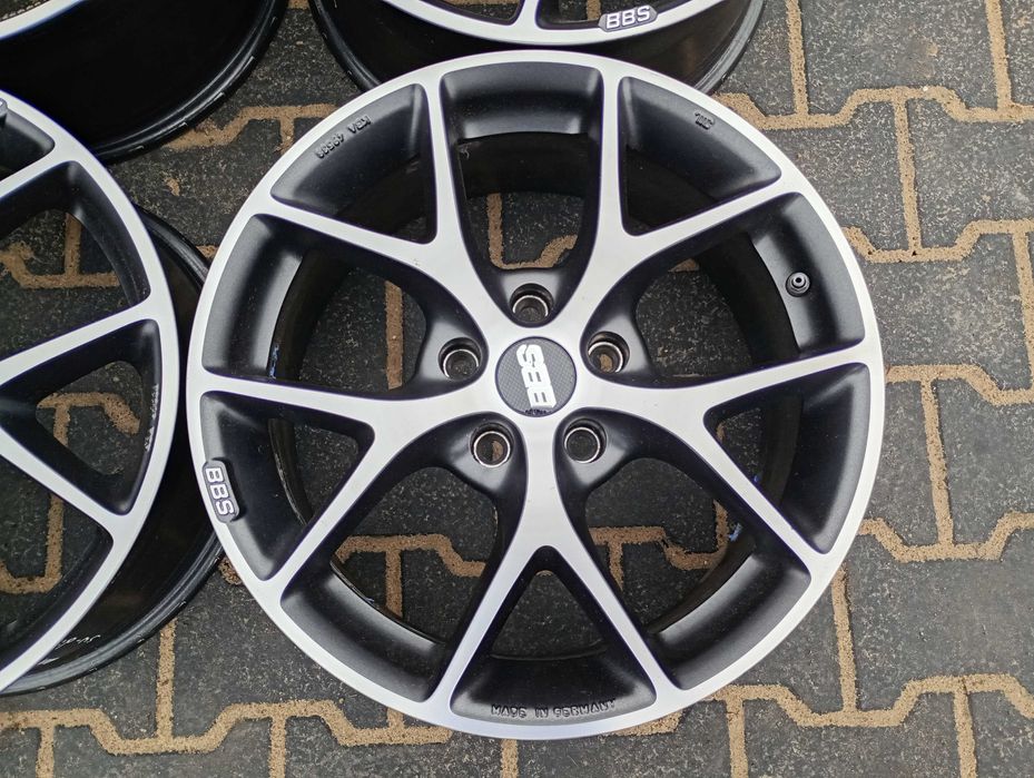 BBS SR Graphite 7,5Jx17H2 5x112 ET35  SR004 + czujniki  IDEALNY STAN