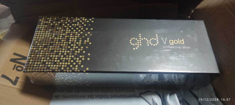 Prancha ghd novas em caixa