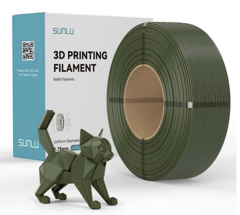 Пластик PETG Чорний, Сірий, Хакі, Білий, Olive, Asphalt,