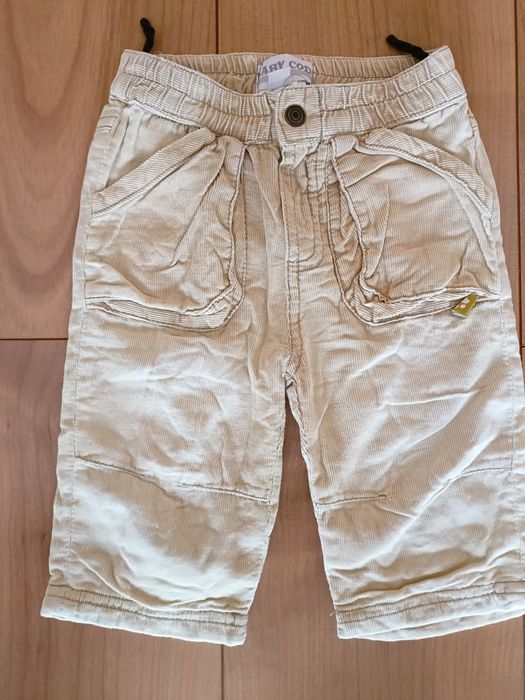 2 calças (ganga + bombazine) - 9 meses (68 cm)