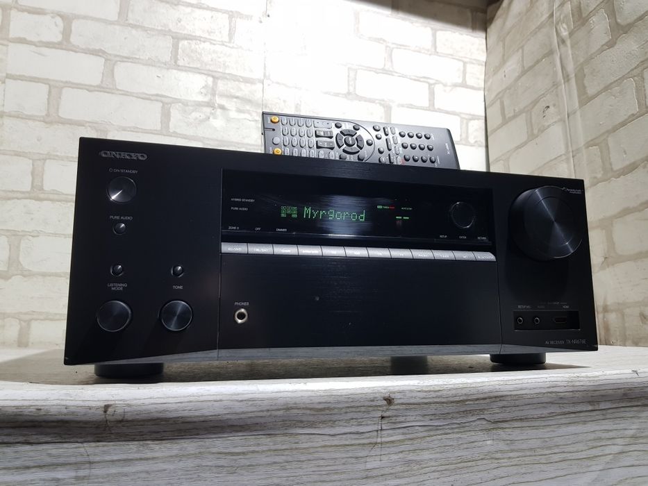 7.2 AV ресивер ONKYO TX-NR 676,*7x165 Вт, Wi-Fi, HDMI, 4K Bluetooth б/у з Німеччини