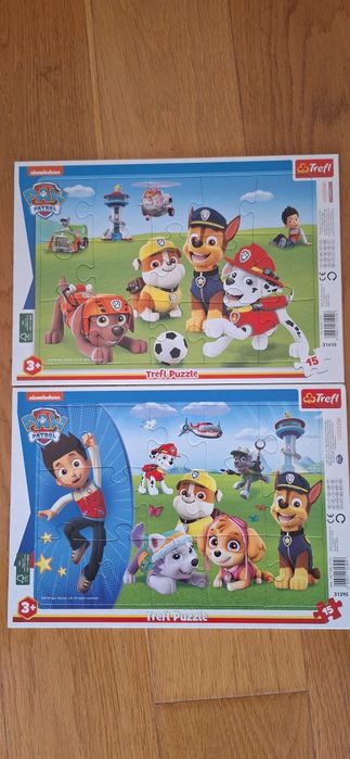 2 puzzles Patrulha Pata