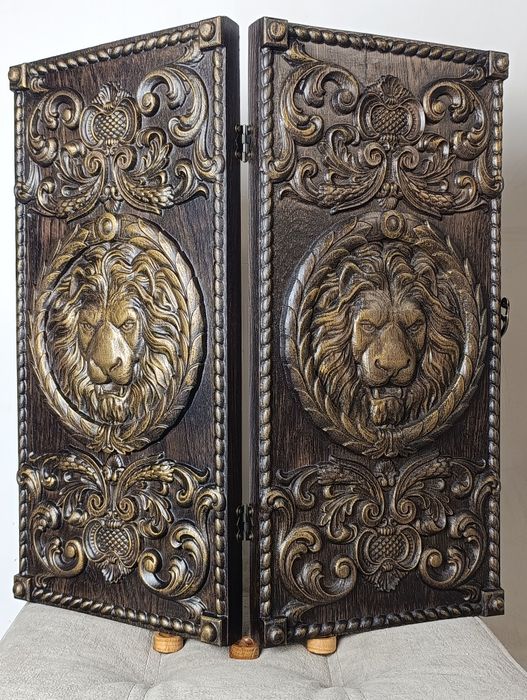 Нарди з натурального дуба 48х50см