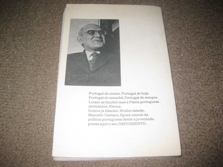 Livro "Depoimento" de Marcello Caetano