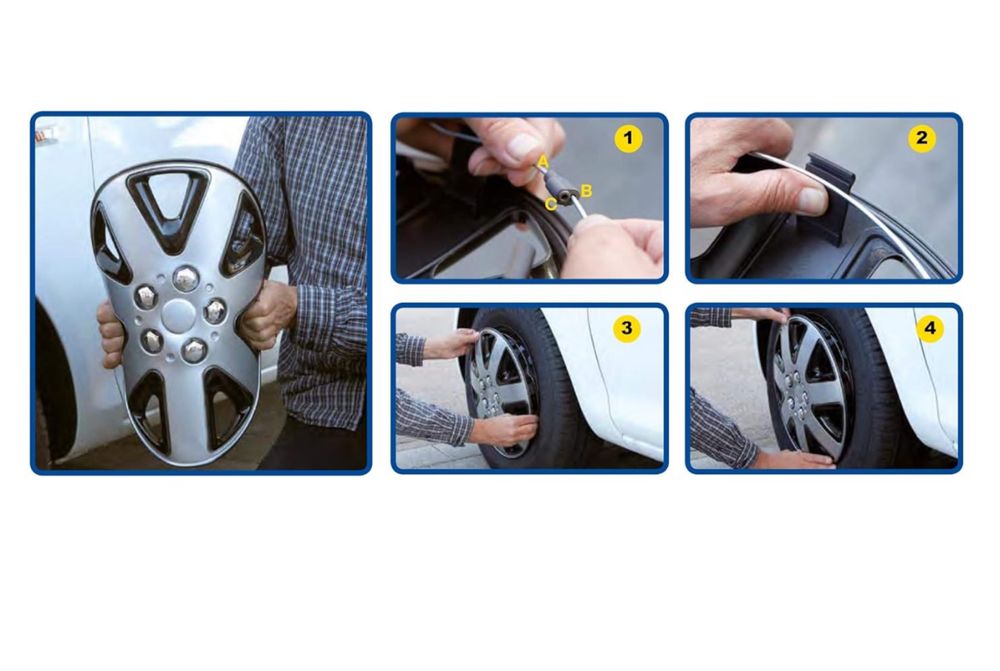 Zestaw Kołpaków Firmy GOODYEAR Flexo 40cm/16”
