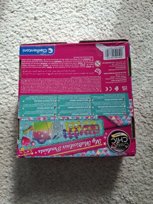 Zestaw do robienia bransoletek brokatowych