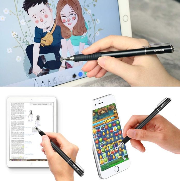 MEKO Stylus Precision Series 2w1 – Zestaw 2 rysików do ekranów dotykow