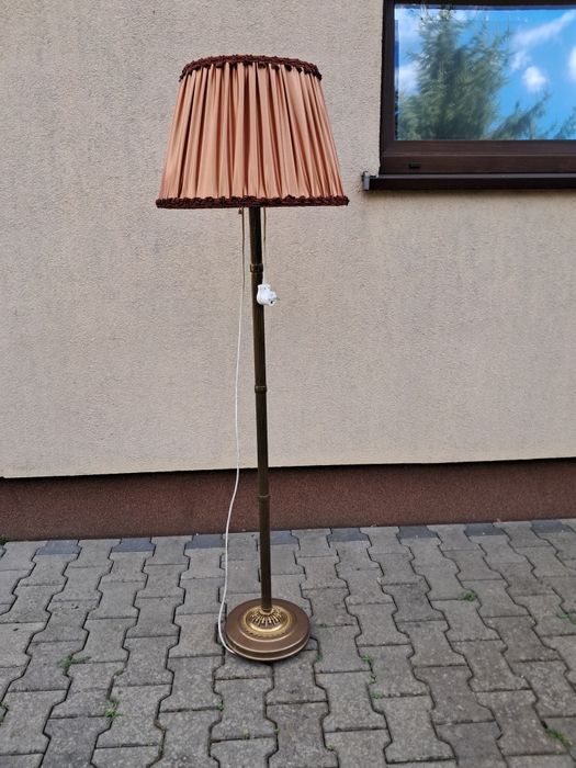Lampa podłogowa mosiądz