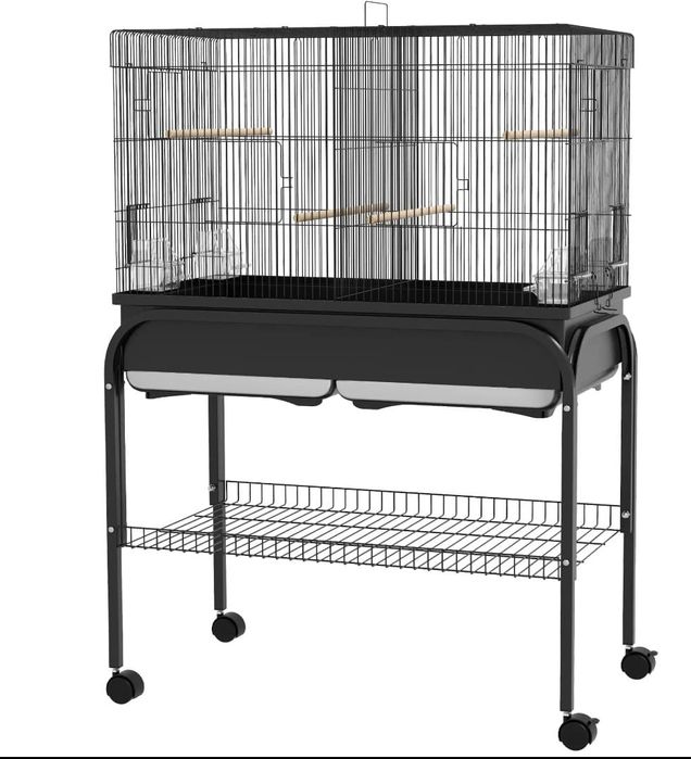 Gaiola Nova Pássaros Cinza