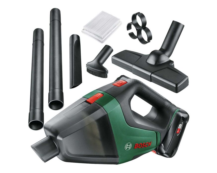 BOSCH Odkurzacz Ręczny UniversalVac 18V Do Samochodu I Domu BEZPIECZNY
