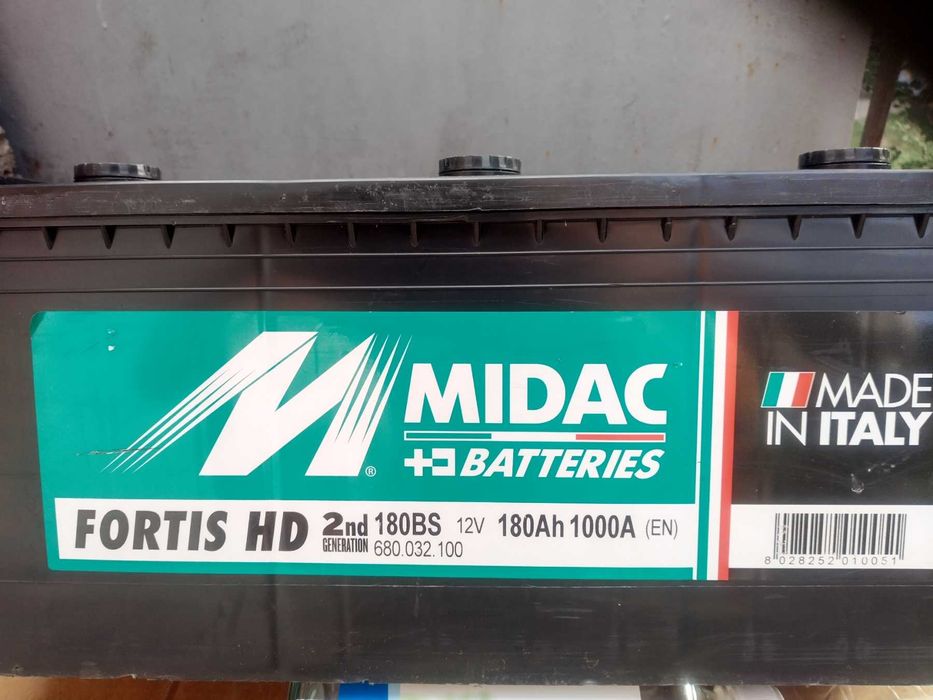 Аккумулятор 180 Ач  Midac Batteries Made in Italy