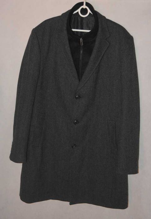 Płaszcz męski w pepitkę Canda 60 XXL