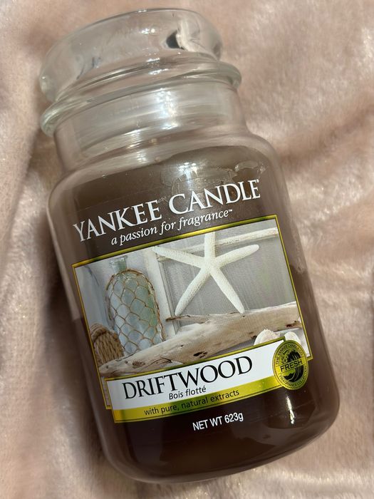 Świeca duża Yankee Candle Driftwood Nowa, 623g