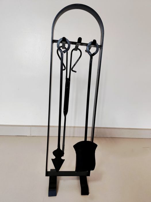 Conjunto de Utensílios Metalicos para Lareira
