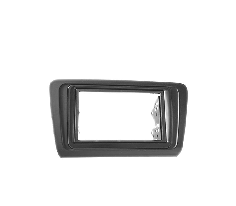 MOLDURA ADAPTADOR PRETO PARA RADIO 2-DIN PARA SKODA OCTAVIA 13+