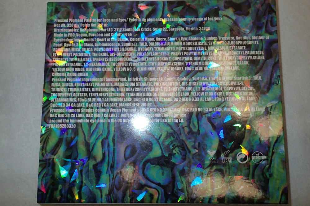 Bellabeautybar paleta cieni Ocean Jewel