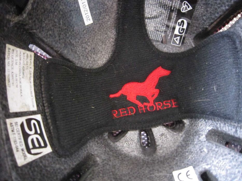 Kask ochronny Red Horse - różowy - dla dziewczynki